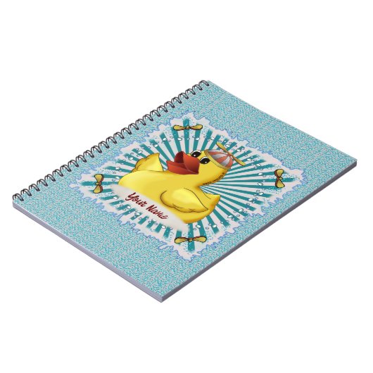 Carnet de canard en caoutchouc Beanie (Côté gauche)