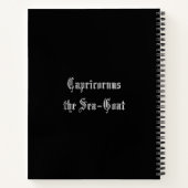 Carnet de Capricorne Zodiac Constellation (Dos)