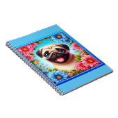 Carnet de Carlin floral (Côté Droit)