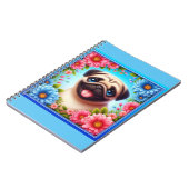 Carnet de Carlin floral (Côté gauche)