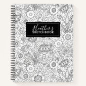 Carnet de carnet de croquis pour artiste noir (Devant)