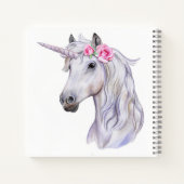 Carnet de carnet de croquis Unicorn (Dos)