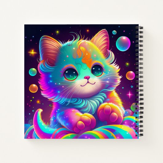 Carnet de carnet de notes de chats Animé (Dos)