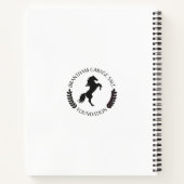 Carnet de carte Brantham avec pages marquées carré (Dos)