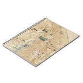 Carnet de carte de Death Valley (Côté gauche)