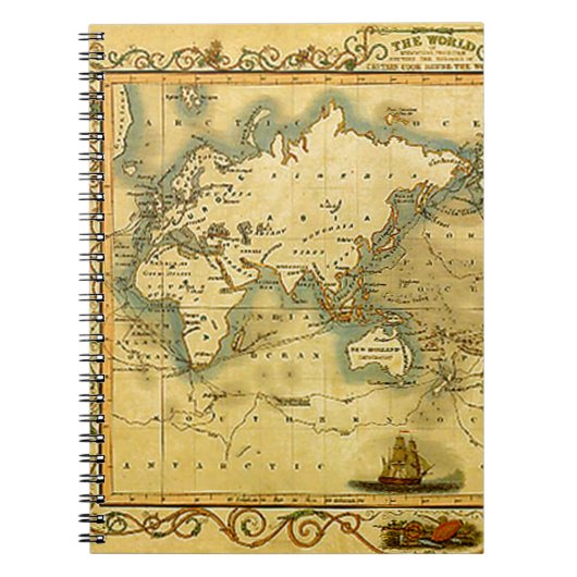 Carnet de carte de l'ancien monde (Devant)