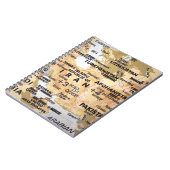 Carnet de carte de Moyen-Orient (Côté gauche)