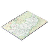 Carnet de carte de séquoia/Rois Canyon (Côté gauche)