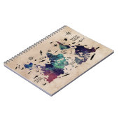carnet de carte du monde (Côté gauche)