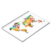 carnet de carte du monde (Côté gauche)