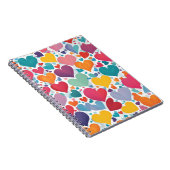 Carnet de célébration cardiaque - Amour coloré (Côté Droit)