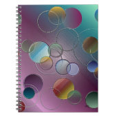 carnet de cercles flottants 3D (Devant)