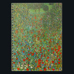 Carnet de champ de pavot de Gustav Klimt<br><div class="desc">Carnet de champ de pavot de Gustav Klimt. Peinture à l'huile sur la toile à partir de 1907. Un des paysages les plus enchanteurs de Gustav Klimt de l'artiste autrichien, champ de pavot comporte un beau champ des pavots rouges de floraison s'étendant dans la distance avec des arbres se levant...</div>