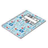 Carnet de champ Médicale en bleu (Côté gauche)