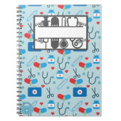 Carnet de champ Médicale en bleu (Devant)