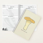Carnet de champignons Chanterelle Botanique (À l'intérieur)