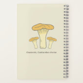 Carnet de champignons Chanterelle Botanique (Verso)