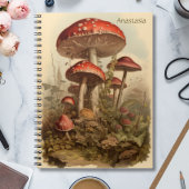 Carnet de champignons Cottagecore
