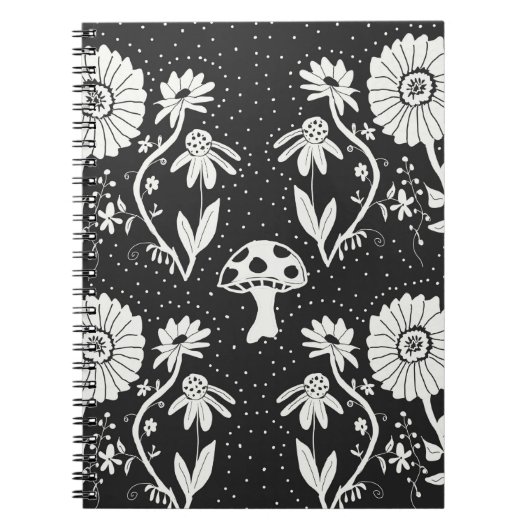 Carnet de champignons trippy (Devant)