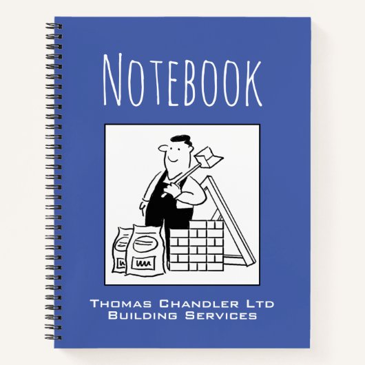 Carnet de chantier avec nom du propriétaire (Devant)