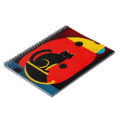 Carnet de chat Abstrait moderne (Côté gauche)