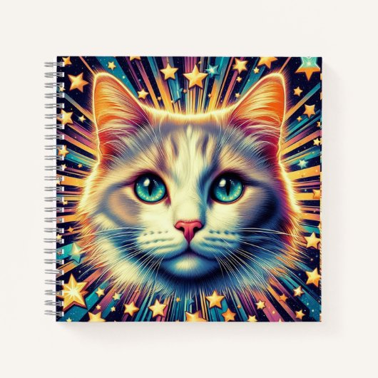 Carnet de chat coloré ! (Devant)