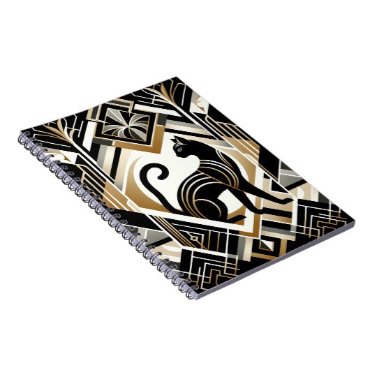 Carnet de chat décoratif Abstrait moderne (Côté Droit)