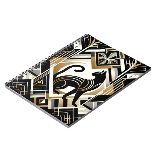 Carnet de chat décoratif Abstrait moderne (Côté gauche)