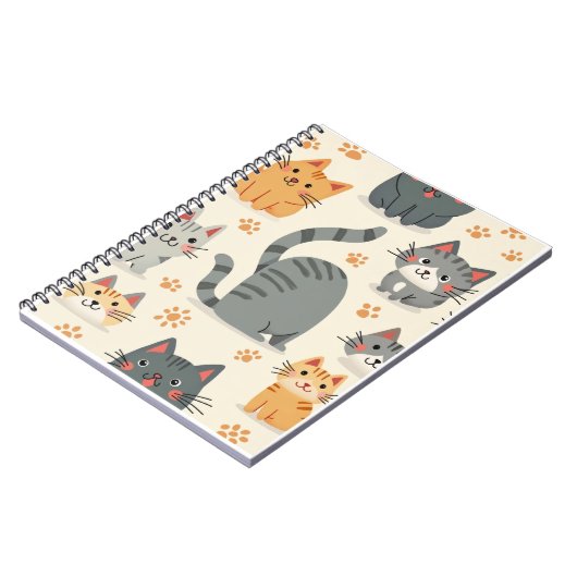 carnet de chat mignon (Côté gauche)