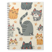 carnet de chat mignon (Devant)