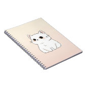 Carnet de chat mignon — Conception minimaliste de  (Côté Droit)
