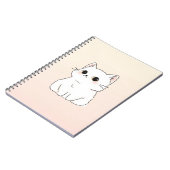 Carnet de chat mignon — Conception minimaliste de  (Côté gauche)