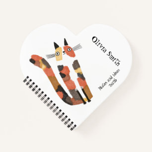 Carnet de chat mignon - Journal personnalisé des c