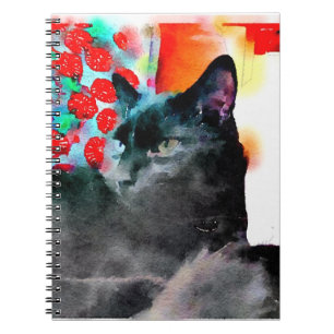 Carnet de chat noir