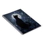 Carnet de chat noir Lune (Côté Droit)