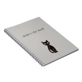 Carnet de chat noir ver.2 (Côté Droit)