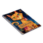 Carnet de chat orange (Côté Droit)