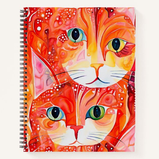 Carnet de chatons Abstraits (Devant)