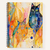 Carnet de chatons Abstraits (Devant)