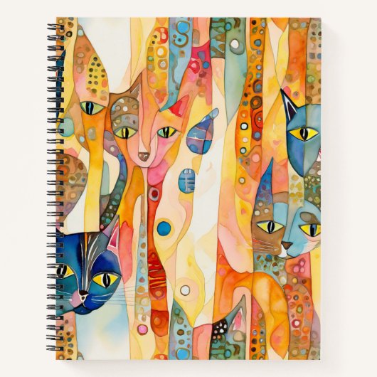 Carnet de chatons Abstraits (Devant)