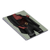 Carnet de chef de fille personnalisé (Côté Droit)