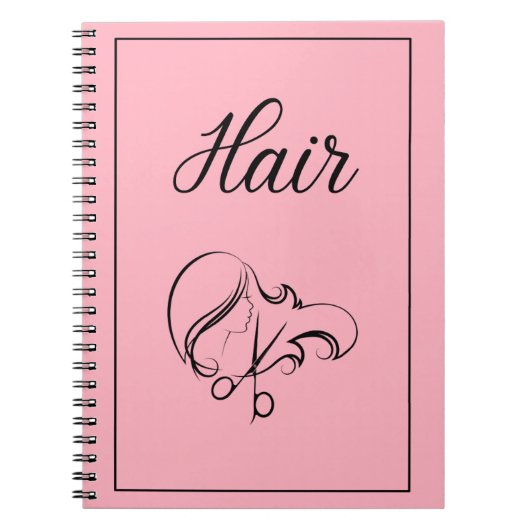 Carnet de cheveux | Carnet Blush (Devant)