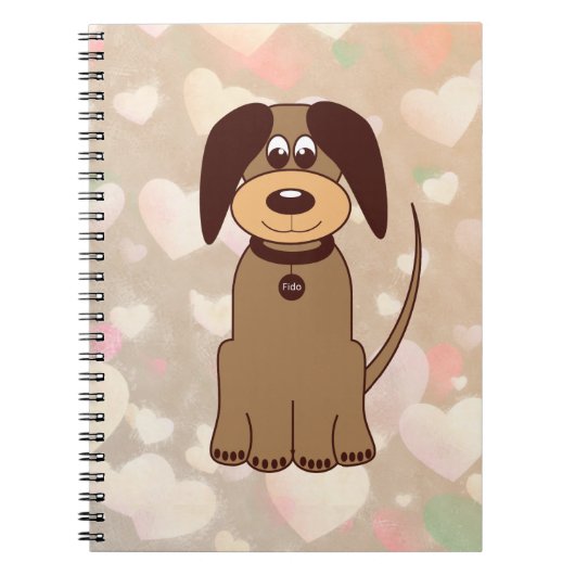 Carnet de chien brun (Devant)