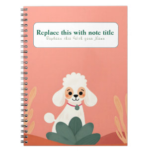 Carnet de chien personnalisé Cute Kawaii