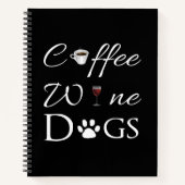 Carnet de chiens de vin de café (Devant)