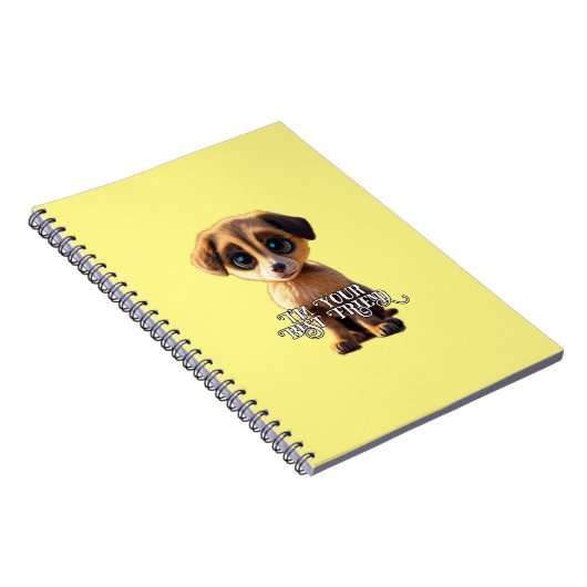 Carnet de chiot mignon (Côté Droit)