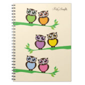 Carnet de Chouettes à branches (Devant)