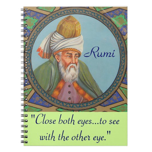 Carnet de citation de Rumi (Devant)