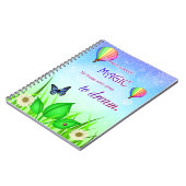 Carnet de citations de rêve inspirant (Côté gauche)