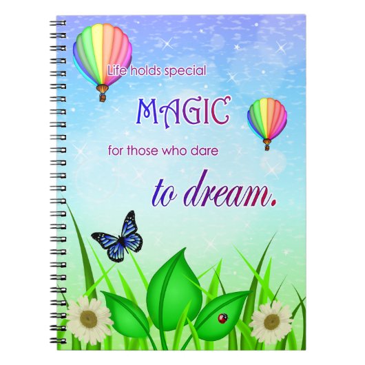 Carnet de citations de rêve inspirant (Devant)